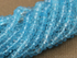 Blue Topaz Micro Faceted Rondelle Beads, 2.5 - 3 mm (BTMicfrndl)